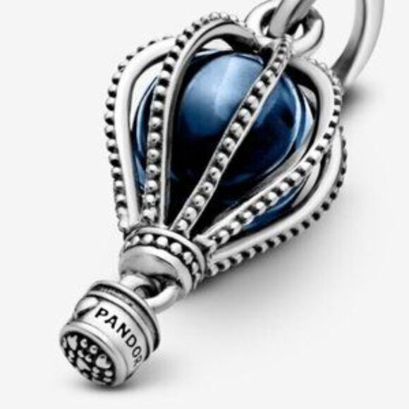 Pandora Blue Hot Air Balloon Travel Charm - Picture 3 of 4